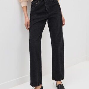 AGOLDE Lana Mid Rise Straight Jeans Lana Mid Rise Straight Jeans - Black